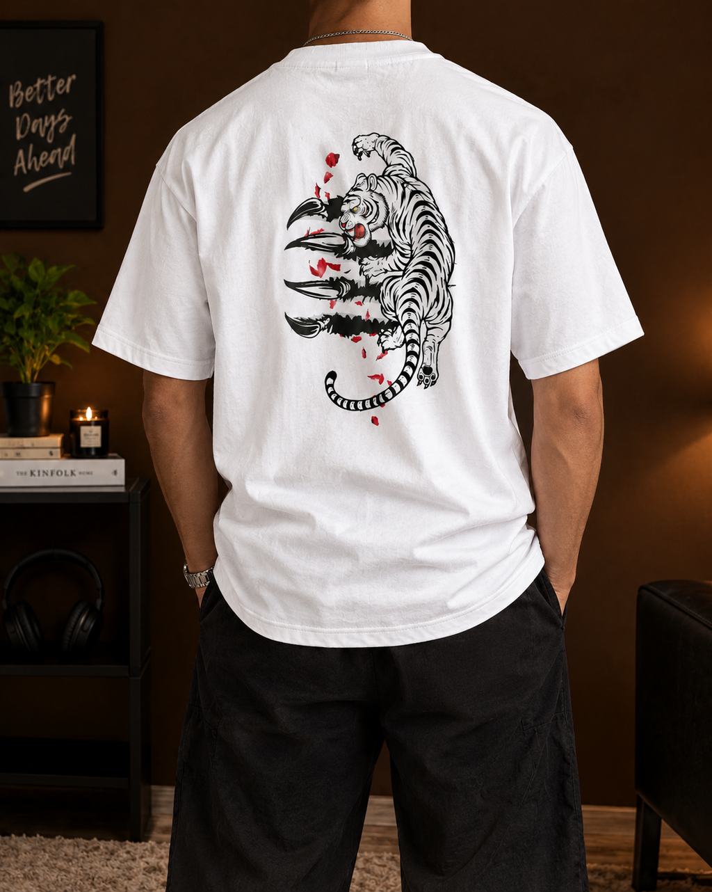 Tiger Power-Flowers vibe